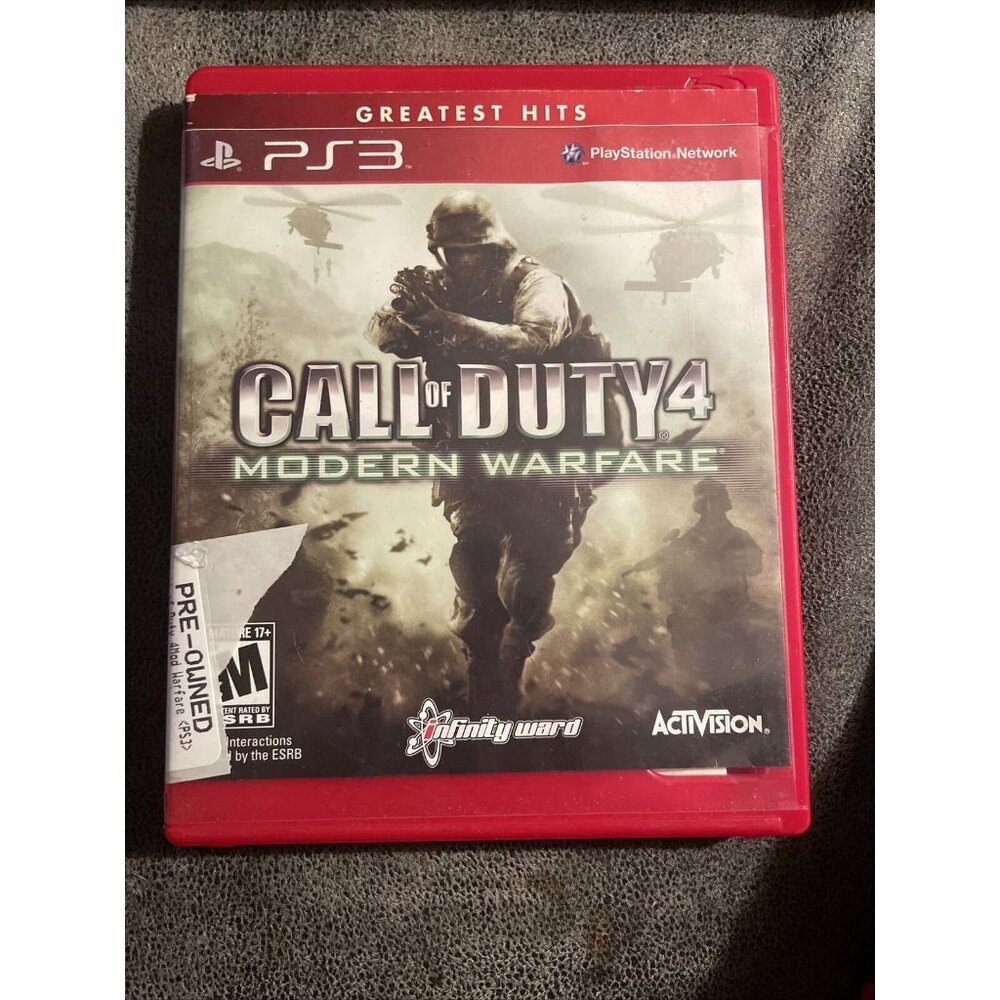 PS3 Call Of Duty 4 Modern Warfare Complete